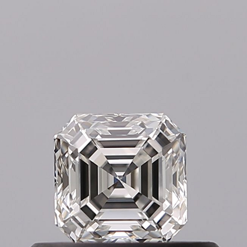 0.42 carat F-IF Natūralus Asscher Deimantas (1)