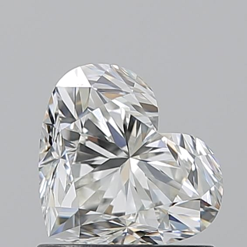 1.01 carat I-VVS1 Natūralus Heart Deimantas (1)