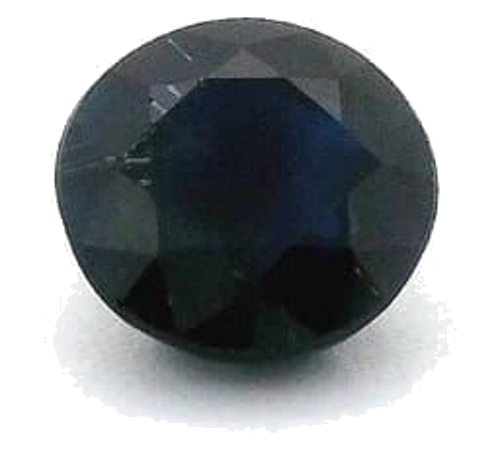 0.58 carat BLUE Round Safyras (1)