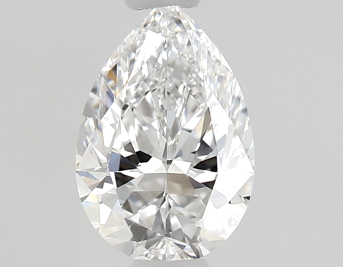 0.5 carat D-VVS1 Natūralus Pear Deimantas (1)
