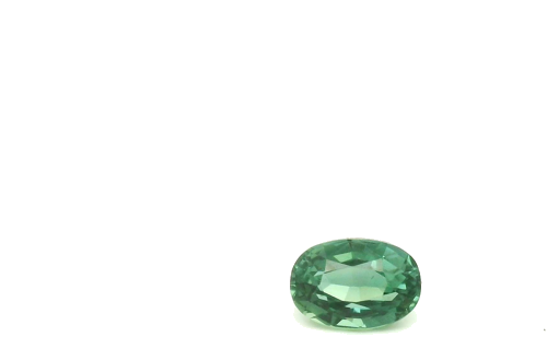 0.43 carat BLUE Oval Safyras (1)