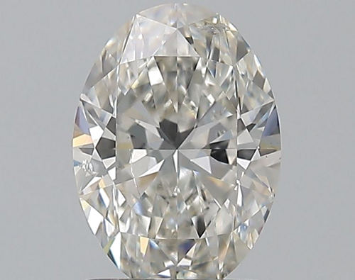 1.51 carat H-SI2 Natūralus Oval Deimantas (1)