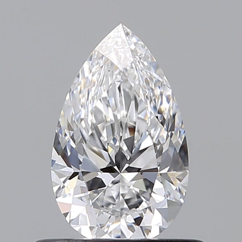 0.64 carat D-VVS2 Natūralus Pear Deimantas (1)