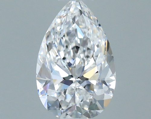 0.5 carat D-VVS2 Natūralus Pear Deimantas (1)