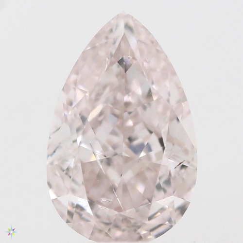 0.57 carat Fancy Light Brownish Pink-SI2 Natūralus Pear Deimantas (1)