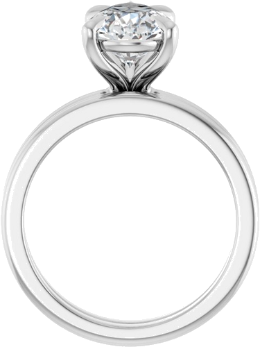 Sužadėtuvių Žiedas „Claw-Prong Solitaire“ 14k white gold Pear 12mm x 7.5mm (7)