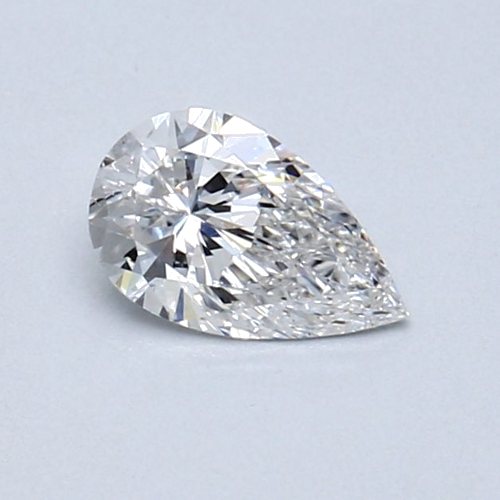 0.41 carat F-VS1 Natūralus Pear Deimantas (1)