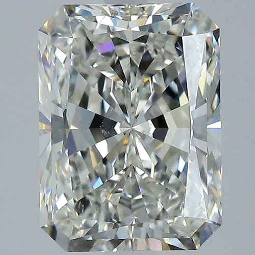 3.51 carat I-SI1 Natūralus Radiant Deimantas (1)