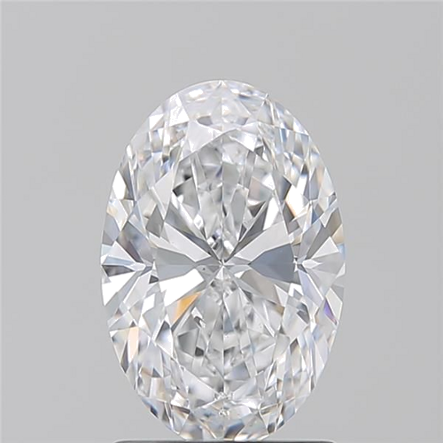 1.57 carat D-SI1 Natūralus Oval Deimantas (1)