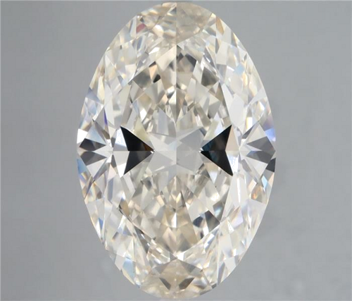 8.88 carat K FAINT BROWN-VVS2 Natūralus Oval Deimantas (1)