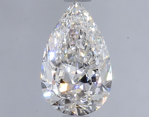 1.0 carat H-SI2 Natūralus Pear Deimantas (1)