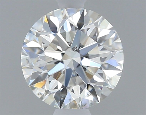 0.6 carat G-SI2 Excellent cut Natūralus Round Deimantas (1)