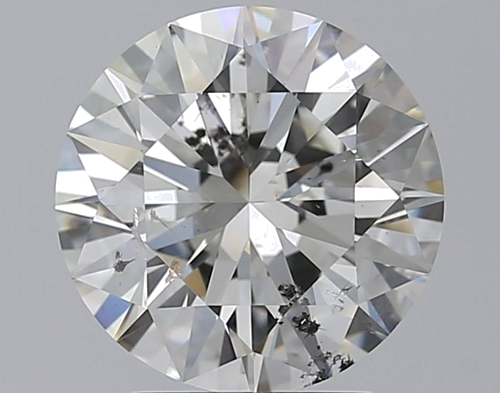 3.02 carat H-SI2 Excellent cut Natūralus Round Deimantas (1)
