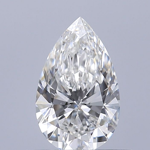0.51 carat E-VS2 Natūralus Pear Deimantas (1)