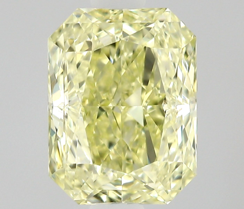 0.54 carat Fancy Light Yellow-VVS2 Natūralus Radiant Deimantas (1)