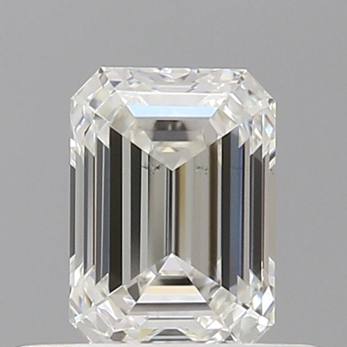 0.51 carat H-SI1 Natūralus Emerald Deimantas (1)