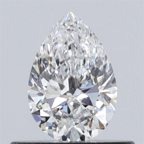0.41 carat D-VVS1 Natūralus Pear Deimantas (1)
