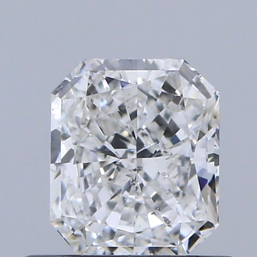 0.5 carat F-SI2 Natūralus Radiant Deimantas (1)