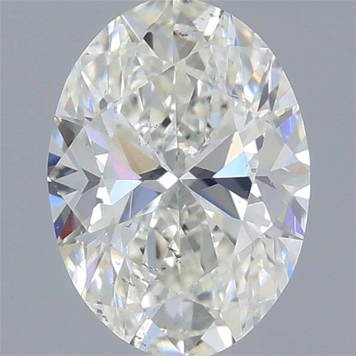 0.5 carat I-SI2 Natūralus Oval Deimantas (1)