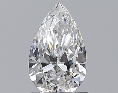 0.7 carat E-VVS2 Natūralus Pear Deimantas (1)