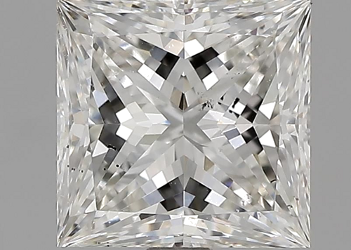 1.55 carat I-SI1 Natūralus Princess Deimantas (1)