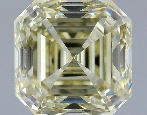 1.0 carat Fancy Brownish Greenish Yellow-VS1 Natūralus Asscher Deimantas (1)