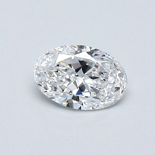 0.4 carat D-VVS2 Natūralus Oval Deimantas (1)
