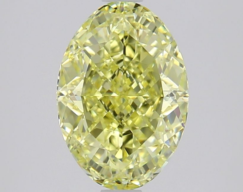 2.02 carat Fancy Yellow-VVS1 Natūralus Oval Deimantas (1)