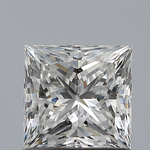 0.9 carat E-VS1 Natūralus Princess Deimantas (1)