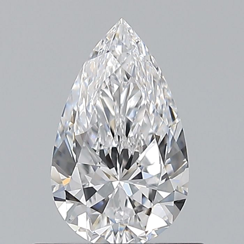 0.6 carat D-VVS1 Natūralus Pear Deimantas (1)