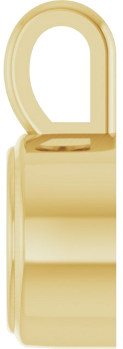 Pakabukas „Solitaire“ 14k yellow gold Round 4mm (3)