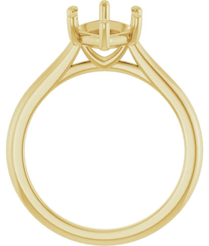 Sužadėtuvių Žiedas 14k yellow gold Marquise 14mm x 7mm (2)