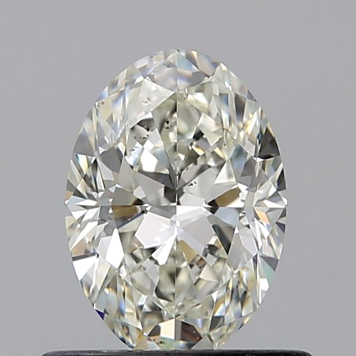 0.64 carat J-SI1 Natūralus Oval Deimantas (1)