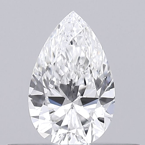 0.23 carat E-VVS1 Natūralus Pear Deimantas (1)