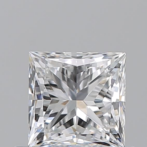 0.71 carat F-VS2 Natūralus Princess Deimantas (1)