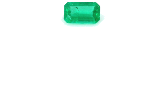 0.24 carat GREEN STEP cut Octagonal Smaragdas (1)