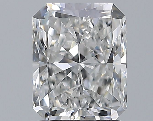 1.7 carat F-SI1 Natūralus Radiant Deimantas (1)
