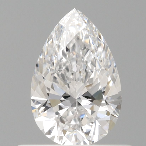0.57 carat D-VVS1 Natūralus Pear Deimantas (1)