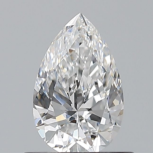 0.6 carat E-VS1 Natūralus Pear Deimantas (1)