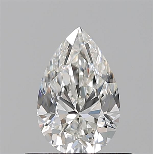 0.5 carat H-VVS1 Natūralus Pear Deimantas (1)