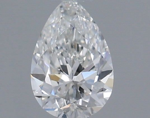 0.31 carat F-VVS2 Natūralus Pear Deimantas (1)