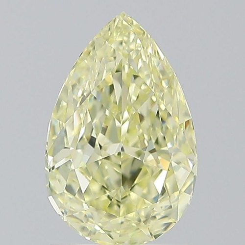 1.51 carat Fancy Yellow-VS2 Natūralus Pear Deimantas (1)