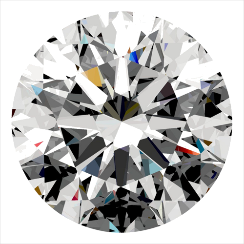 0.4 carat F-VS2 Excellent cut Natūralus Round Deimantas (1)