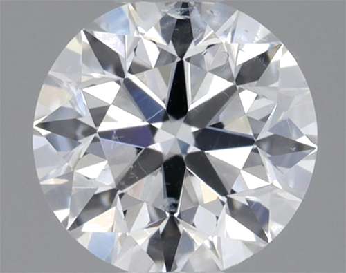 0.46 carat E-SI2 Excellent cut Natūralus Round Deimantas (1)