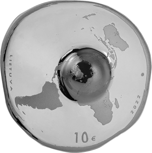 2022 Lithuania there Is No Planet B 10 euro silver coin (1)