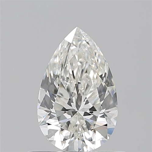 0.71 carat H-SI1 Natūralus Pear Deimantas (1)
