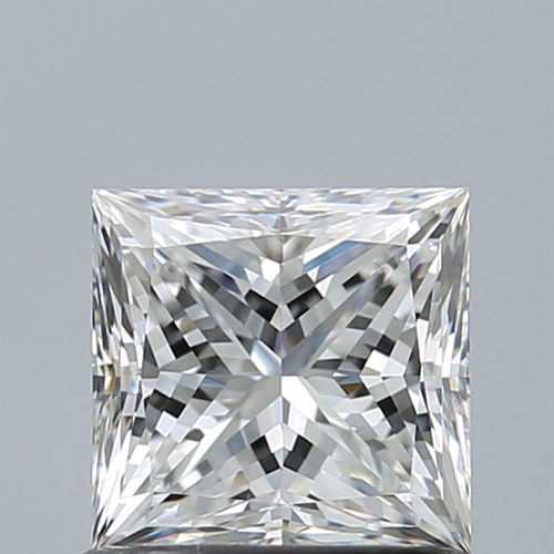 0.9 carat E-VVS1 Natūralus Princess Deimantas (1)