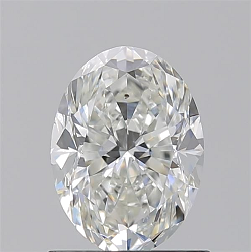 1.01 carat H-SI1 Natūralus Oval Deimantas (1)