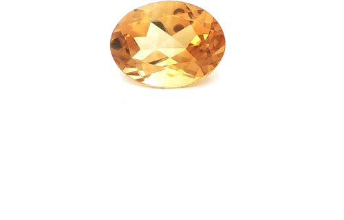 8.95 carat YELLOW Oval Citrine (1)