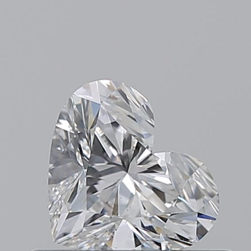 0.51 carat F-SI1 Natūralus Heart Deimantas (1)